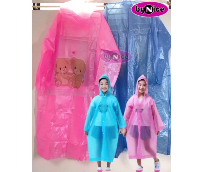 Kids Raincoat with backpack pocket BN